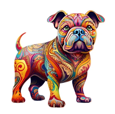 funny bulldog